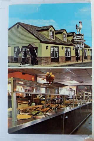 Pennsylvania Pa Elizabethtown Lancaster County Farm Diner Postcard Old Vintage