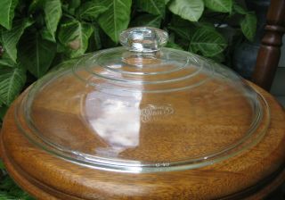 Wagner Ware C - 10 Domed Glass Self Basting Lid 4 Cast Iron Skillet Or Dutch Oven