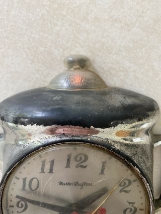 Vintage Percolator Coffee Pot Clock Master Crafters - Model 470 2