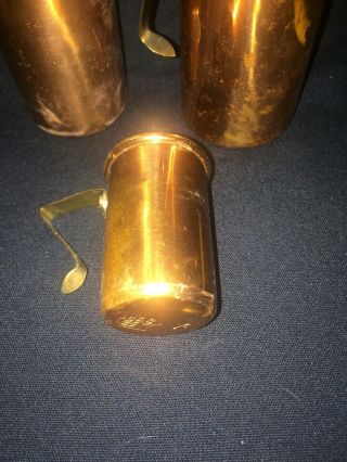 4 Pc Solid Copper Measuring Cups 3