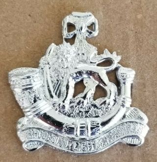 Rhodesian Light Infantry Regiment Rhodesia Africa Metal Beret Badge