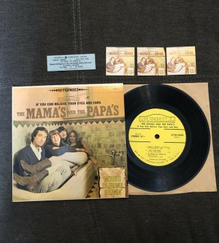 The Mamas And Papas If You Can Believe Dunhill 7” Ep 33 1/3 Jukebox