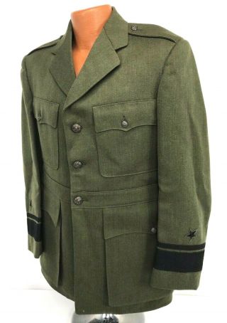 Vintage Us Navy Rear Admirals Aviation Green Jacket