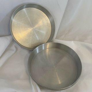 Mirro Finest Aluminum Cake Pans 9 X 1 1/2 " Made In The Usa
