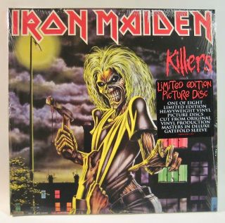 Iron Maiden: Killers Out Of Print 180g Picture Disc Lp W/gatefold Cover 2012