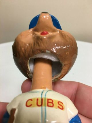 VINTAGE 1960s Chicago Cubs Baseball Mini Miniature Nodder Bobblehead RARE 3