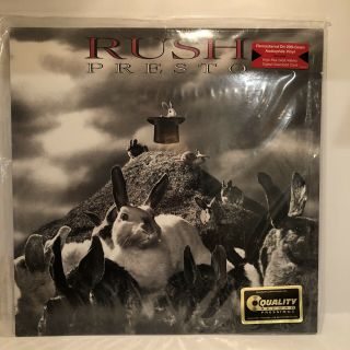 Presto By Rush (vinyl,  Oct - 2015,  Atlantic) 200 Gram