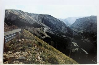 Montana Mt Red Lodge Rock Creek Canyon Postcard Old Vintage Card View Standard
