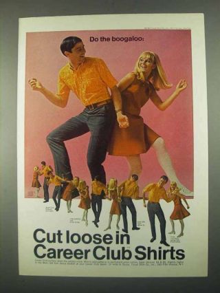 1967 Career Club Shirts Ad - Do The Boogaloo
