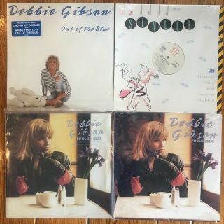 Debbie Gibson - Out Of The Blue - 1987 Vinyl Lp And 3 12 " Singles