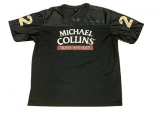 Michael Collins Irish Whiskey Men’s Football Jersey Size Large