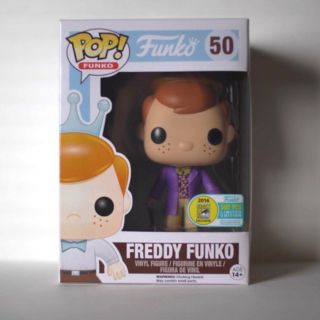 Funko Pop Freddy Funko Willy Wonka 50 Sdcc Exclusive 500pcs