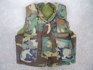 Camouflage Camo Body Armor Fragmentation Vest Ground Troops Size Large