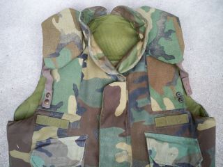 Camouflage Camo Body Armor Fragmentation Vest Ground Troops Size Large 2
