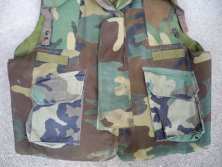 Camouflage Camo Body Armor Fragmentation Vest Ground Troops Size Large 3