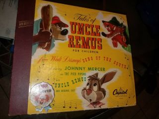 Walt Disney - Tales Of Uncle Remus - Songs Of The South - (3) 10 " - 78 Rpm