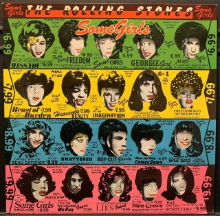 The Rolling Stones Some Girls Holland 1978 Orange Vinyl Lp Nm - /nm