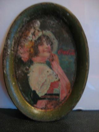 1914 Coca Cola " Betty " Tip Tray Well
