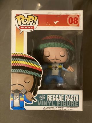 Rare/vaulted Funko Pop Reggae Rasta 08 Hard Stack See All Pictures