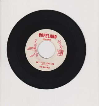 Northern Soul 45 Rpm - The Royals On Copeland Records