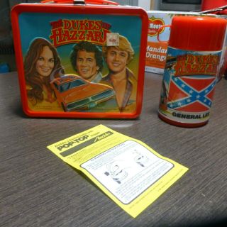 The Dukes Of Hazzard Lunch Box With Tags General Lee Tin Lunch Box