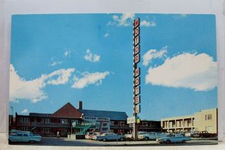 South Dakota Sd Rapid City Motor Hotel De Luxe Downtown Postcard Old Vintage Pc
