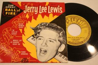 Jerry Lee Lewis Whole Lotta Shakin Epa 107 Sun Rockabilly Memphis