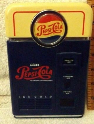 Vintage Pepsi Cola - - Pepsi - Cola Collector Bank - - 7 " Tall - -