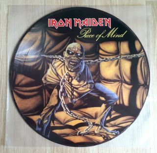 Iron Maiden Piece Of Mind Promo Vinyl Picture Disc Plp 2006407 7724005