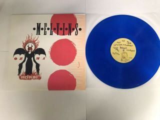 Melvins Ozma Letterpress Lp Signed Numbered Mackie Buzz Blue Vinyl