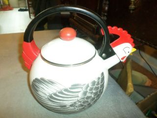 Pre - Owned M.  Kamenstein Inc.  Whistling Rooster Teapot