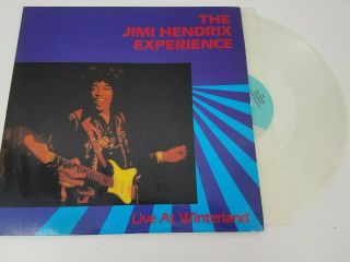 Jimi Hendrix Experience 2lp Live At Winterland Ryko 1987 White Vinyl