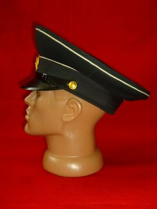 1976 Russian Soviet NAVY Officer Uniform Cap Hat Size 58 USSR 3