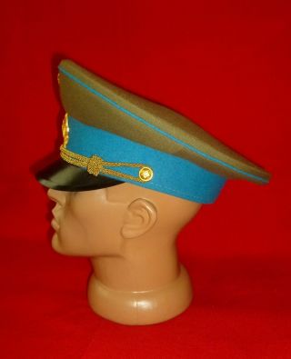 1978 Russian Soviet Air Force Officer Service Uniform Cap Hat Size 57 USSR 2