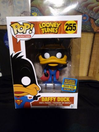 Funko Pop Animation 255 Looney Tunes Daffy Duck Sdcc San Diego 2017.  1/2000