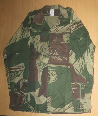Rhodesian War Camo Camouflage Shirt Long Sleeve