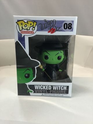 Funko Pop Movies Wizard Of Oz Wicked Witch Of The West 08 Vaulted Retired Vinyl
