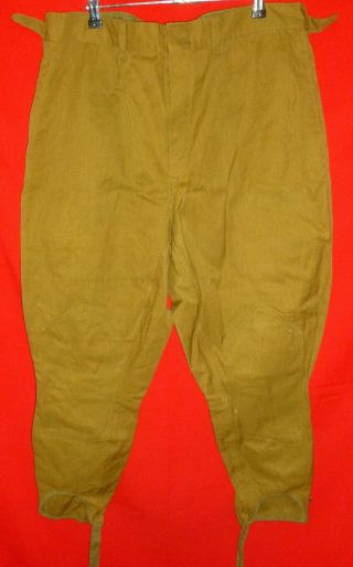 1976 Russian Soviet Army Soldier Field Uniform Cotton Breeches Sz 54 L Ussr