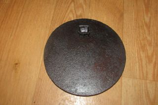 8 " Vintage Cast Iron Cook Wood Stove Burner Cover Plate 2814