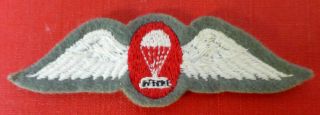 South Africa Airborne Parachute Freefall Instructor Old Early Scarce Para Wings