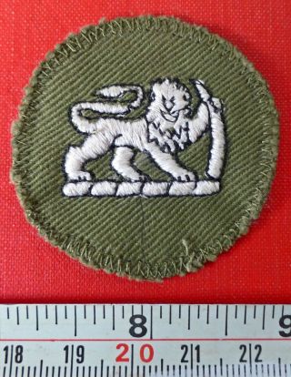 Rhodesia Army Platoon Warrant Officer Wo Rhodesian Africa Lion Combat Rank Badge