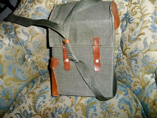 Vintage Polish Army Signal Flare Gun Case Pouch Bag Holster With Strap 26.  5mm