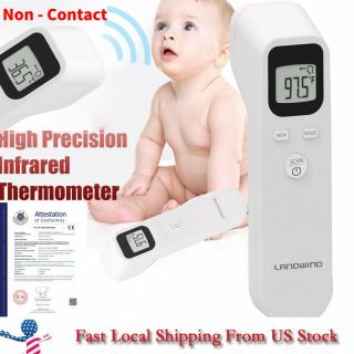 Infrared Ir Non Contact Temperature Thermometer Digital Forehead Body Gun