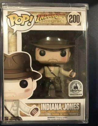 Funko Pop Disney Park Exclusive Indiana Jones Funko Pop Rare