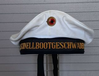 West German Military Navy Cap (size 57) Bundeswehr Hat