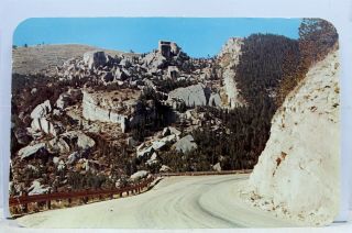 Wyoming Wy Big Horn Basin Mountains Fallen City Postcard Old Vintage Card View
