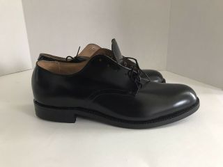 Weinbrenner Us Army Black Leather Oxford 9.  5 R Dress Shoes Vintage Military