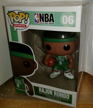 Funko Pop Rajon Rondo 06 Nba Boston Celtics - 100 Authentic - Vaulted -