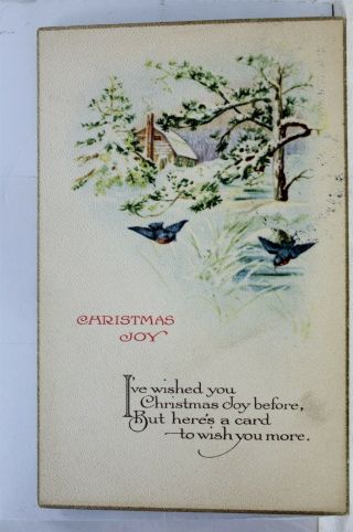 Christmas Xmas Joy Card To You More Postcard Old Vintage Card View Standard Post