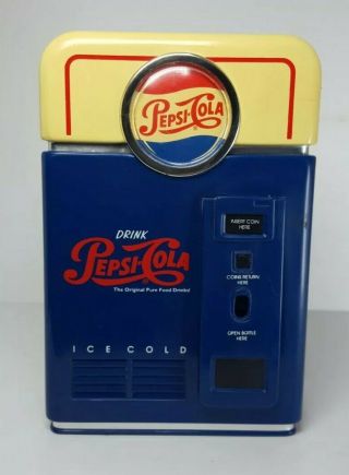 Pepsi Cola Coin Sorter Mini Vending Machine Collectible From 1996
